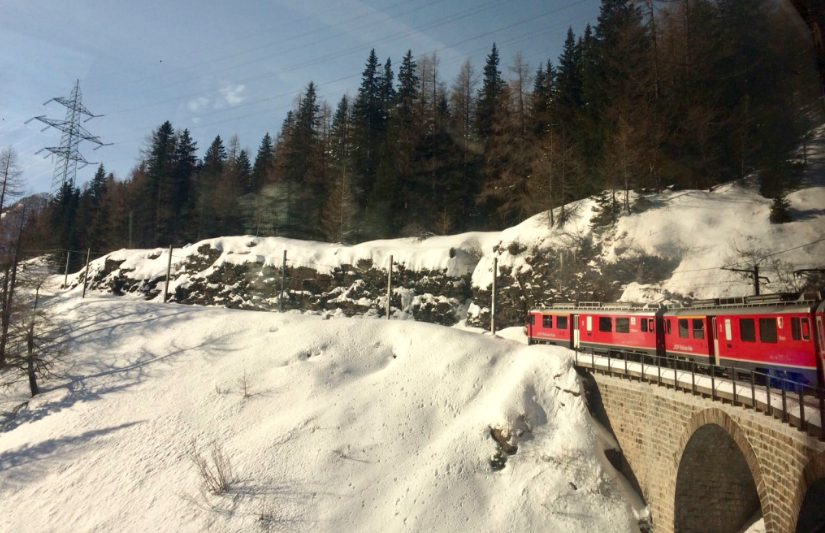 The Glacier Express in Switzerland