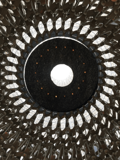 Inside the Hive installation at Kew Gardens