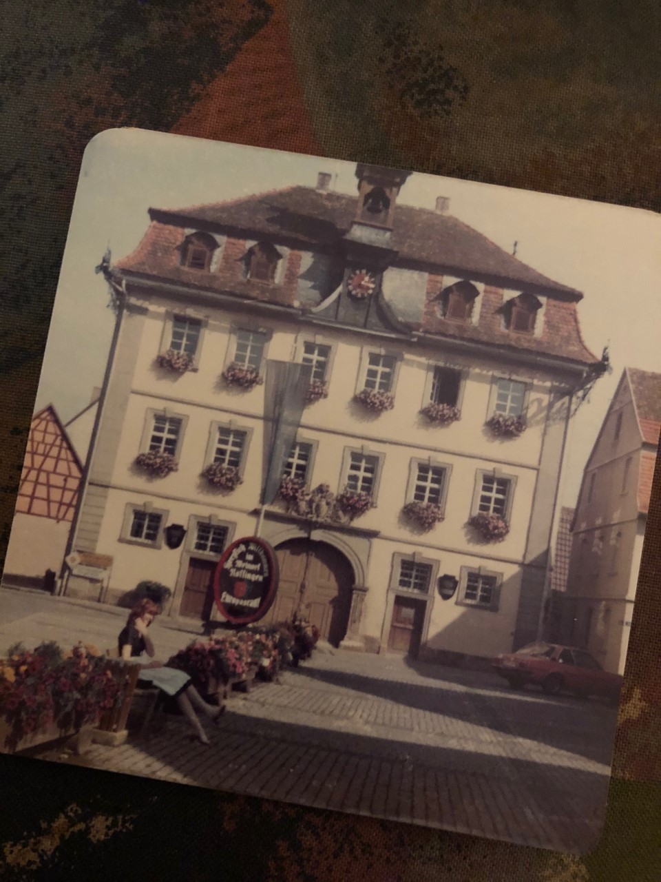 My mum in Germany in 1981