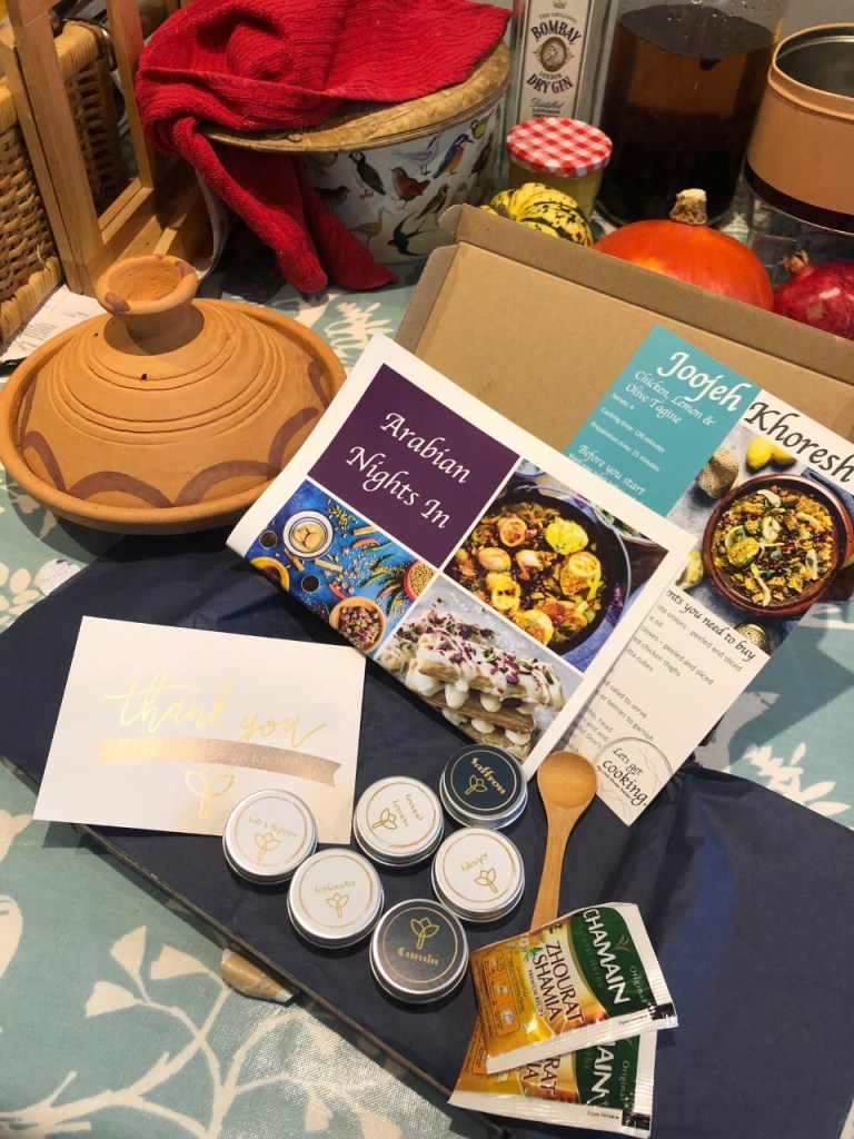 Contents of a My Little Persian Kitchen spice kit