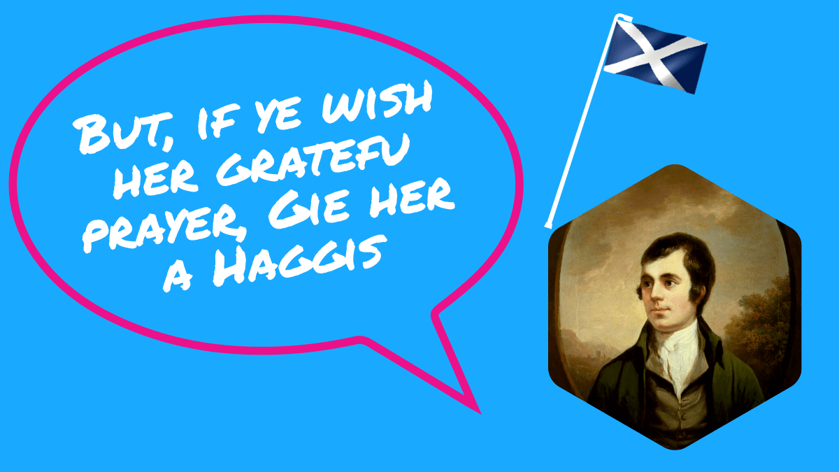Header image featuring Robert Burns