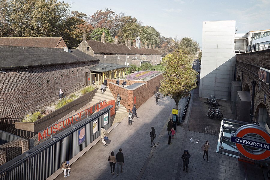 How the entrance to the new Museum of the Home will look