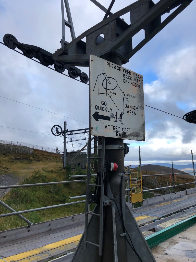 Ski lift on Cairn Gorm Mountain