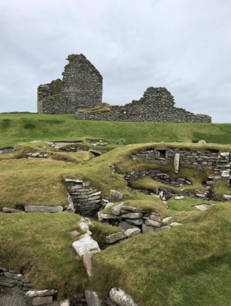 Thousands of years of history at Jarlshof