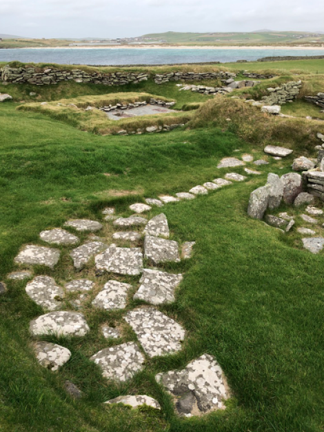 Viking longhouse archaeology at Jarlshof
