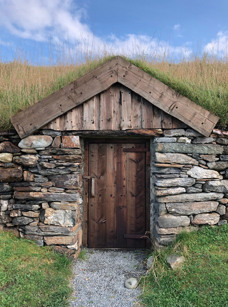 The longhouse at Haroldswick