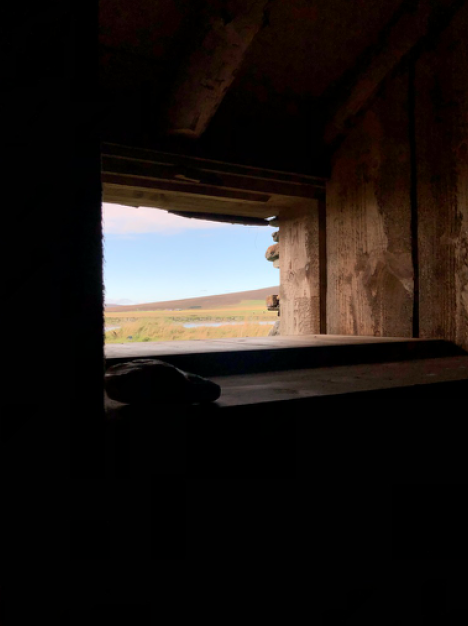 A longhouse window