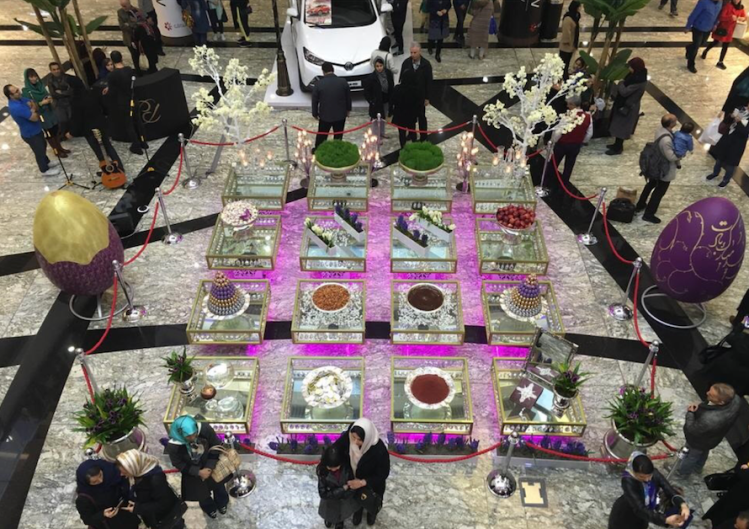 A Tehran mall at Nowruz