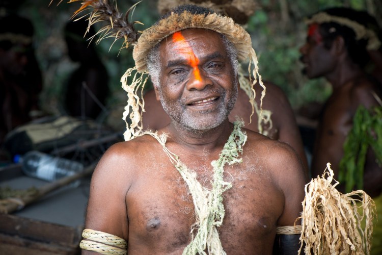 A chief from Tanna Island in Vanuatu