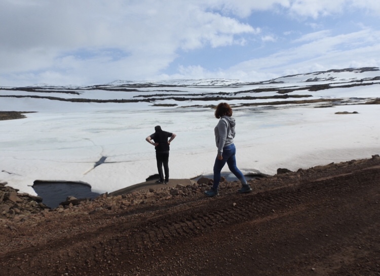 My hitchhiking hosts Karinne and Jerome